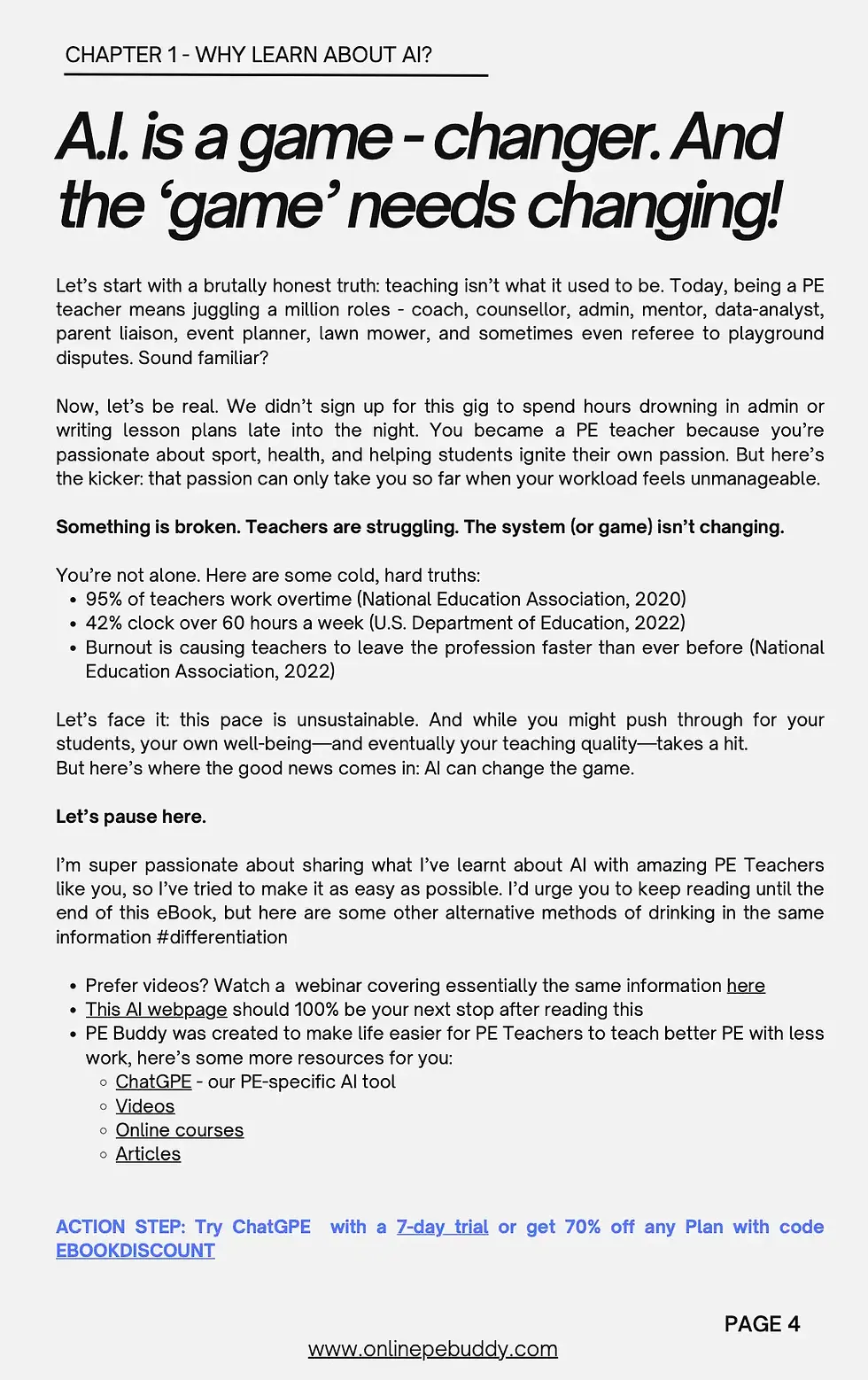 Thumbnail: eBook: AI for Physical Education