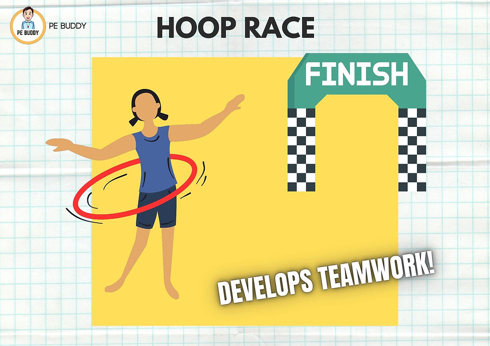 PE Activity #35 - "Hula Hoop Race"