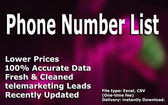 A Predictive Analytics Needs a Mobile Number List content media