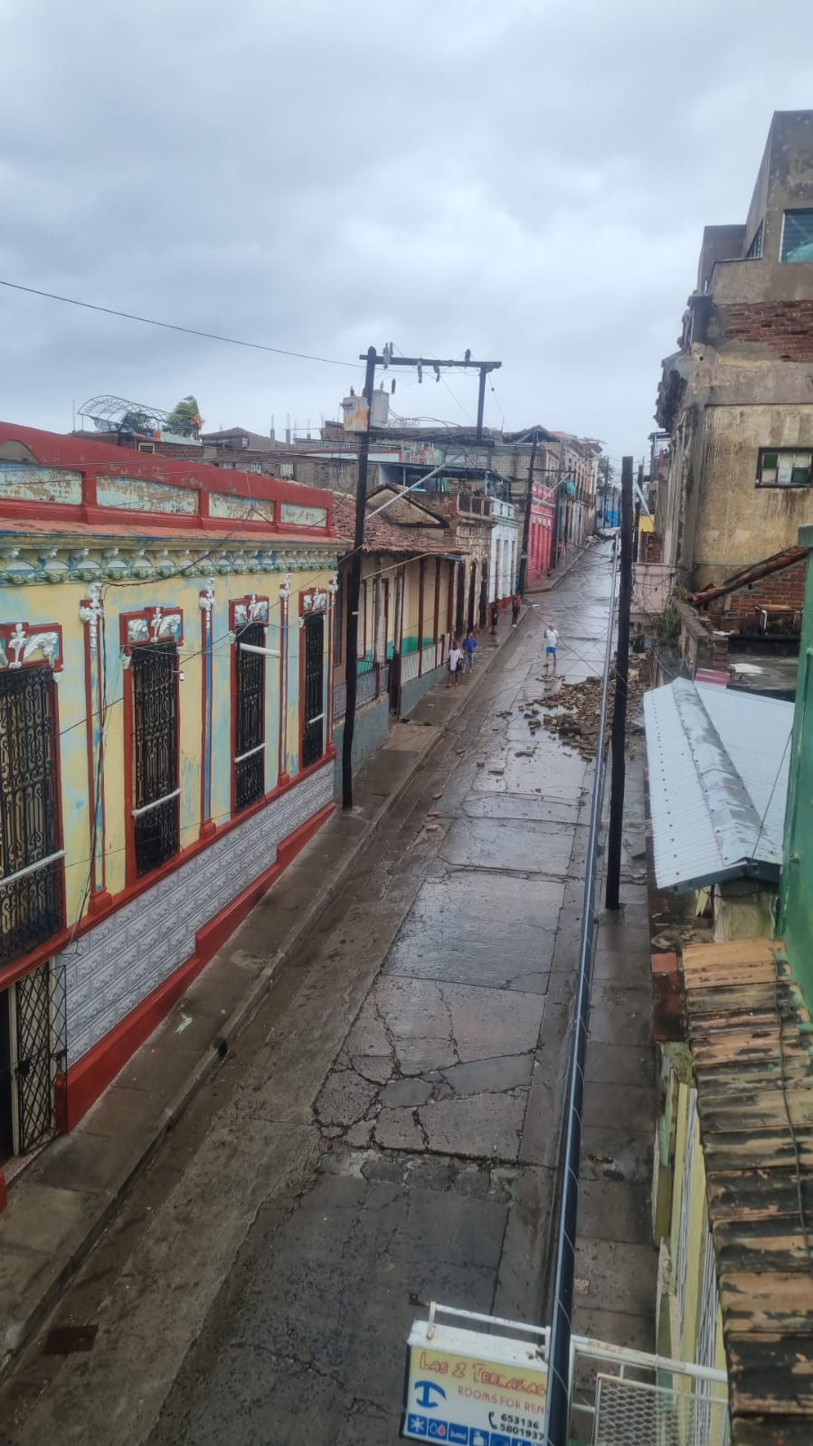 Uragano Melissa a Cuba - Danni alle strade