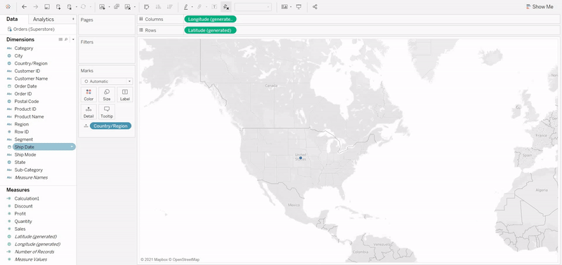 Tableau Charts (Part IV): Fill maps, Histograms and Boxplots.