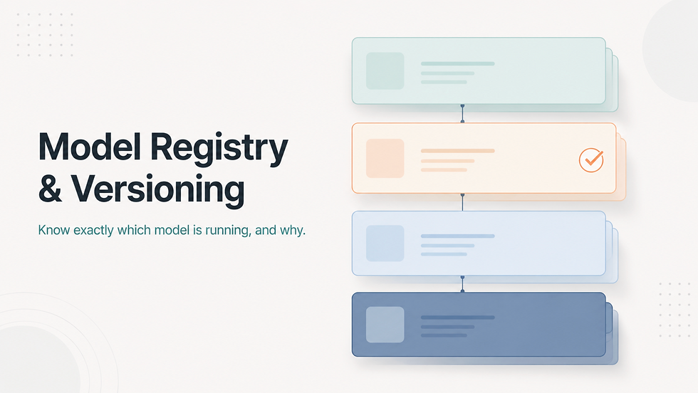 Model Registry & Versioning: Managing ML Models in Production