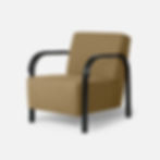 ARCH Lounge Chair in Vidar from Kvadrat