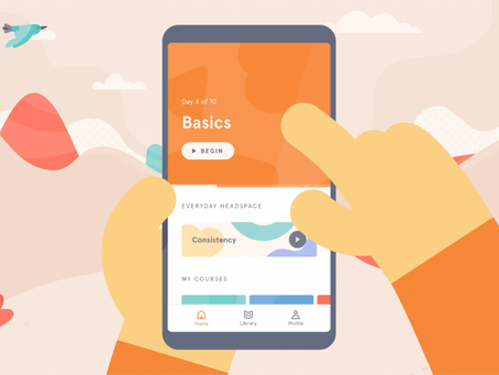Headspace, an app to de-stress and relax