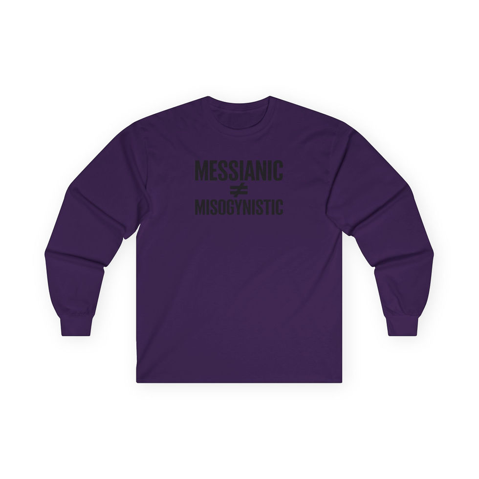 Thumbnail: Messianic NOT Misogynistic Long Sleeve Shirt 