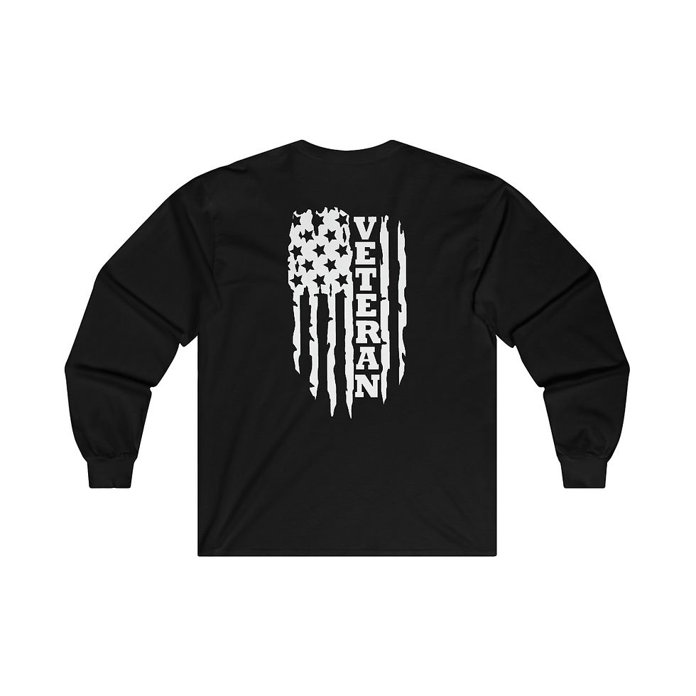 Thumbnail: Army Veteran: Battle-Tested - Ultra Cotton Long Sleeve Tee