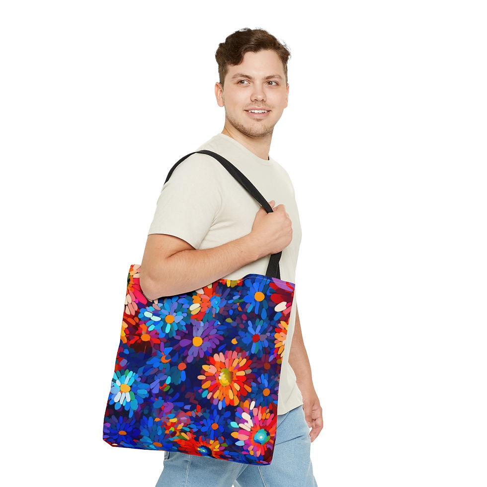 Thumbnail: Pixel Petals - Tote Bag