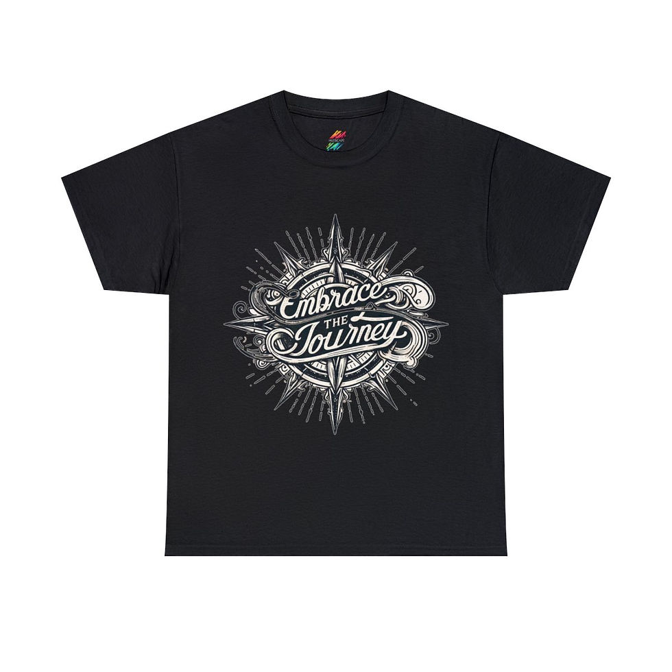Thumbnail: Embrace The Journey - Unisex Heavy Cotton Graphic Tee