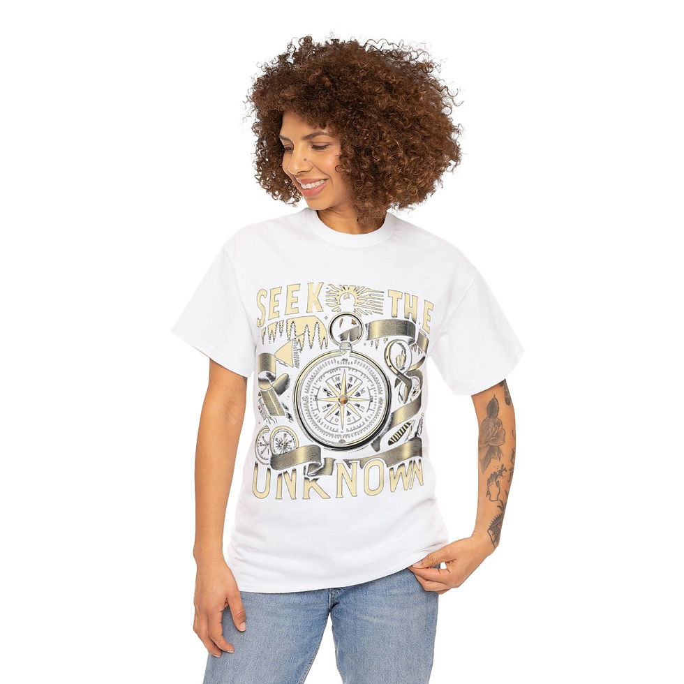 Thumbnail: Seek The Unknown - Unisex Heavy Cotton Graphic Tee