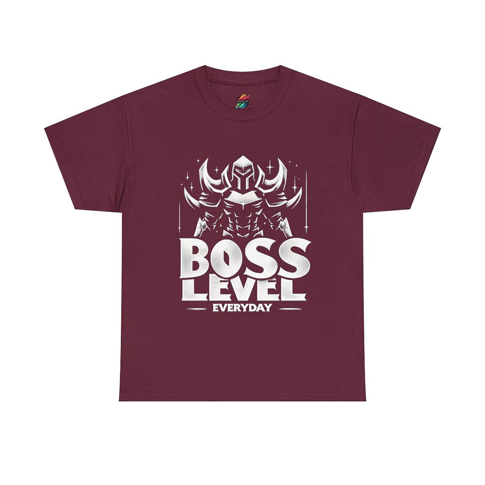 Thumbnail: Boss Level Everyday - Unisex Heavy Cotton Graphic Tee