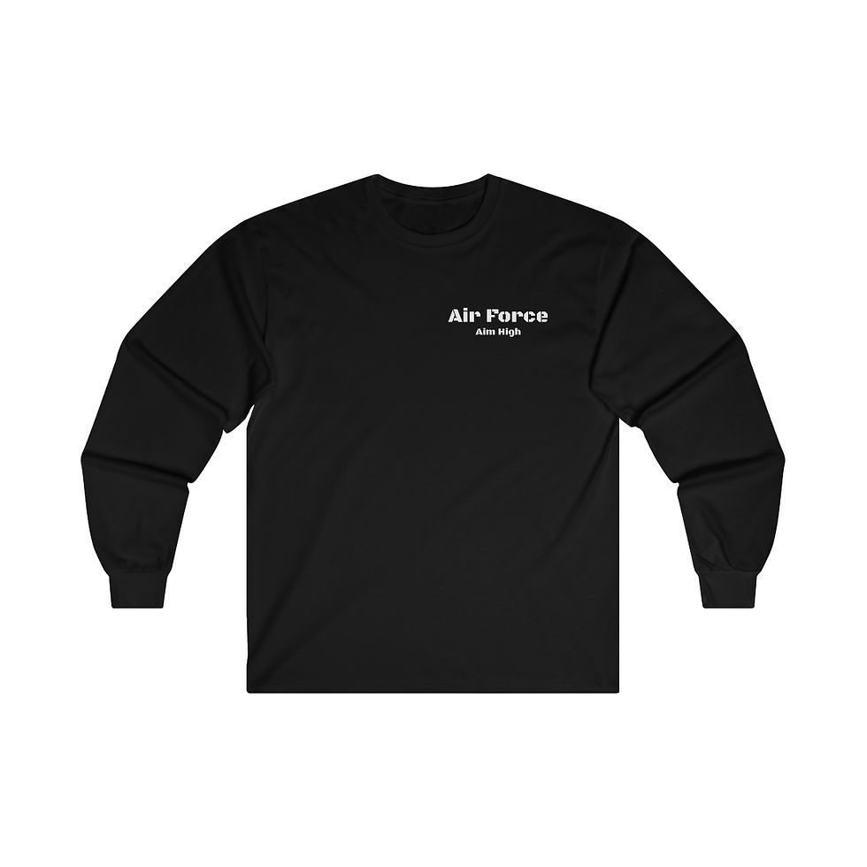 Thumbnail: Air Force Veteran: Motto - Ultra Cotton Long Sleeve Tee