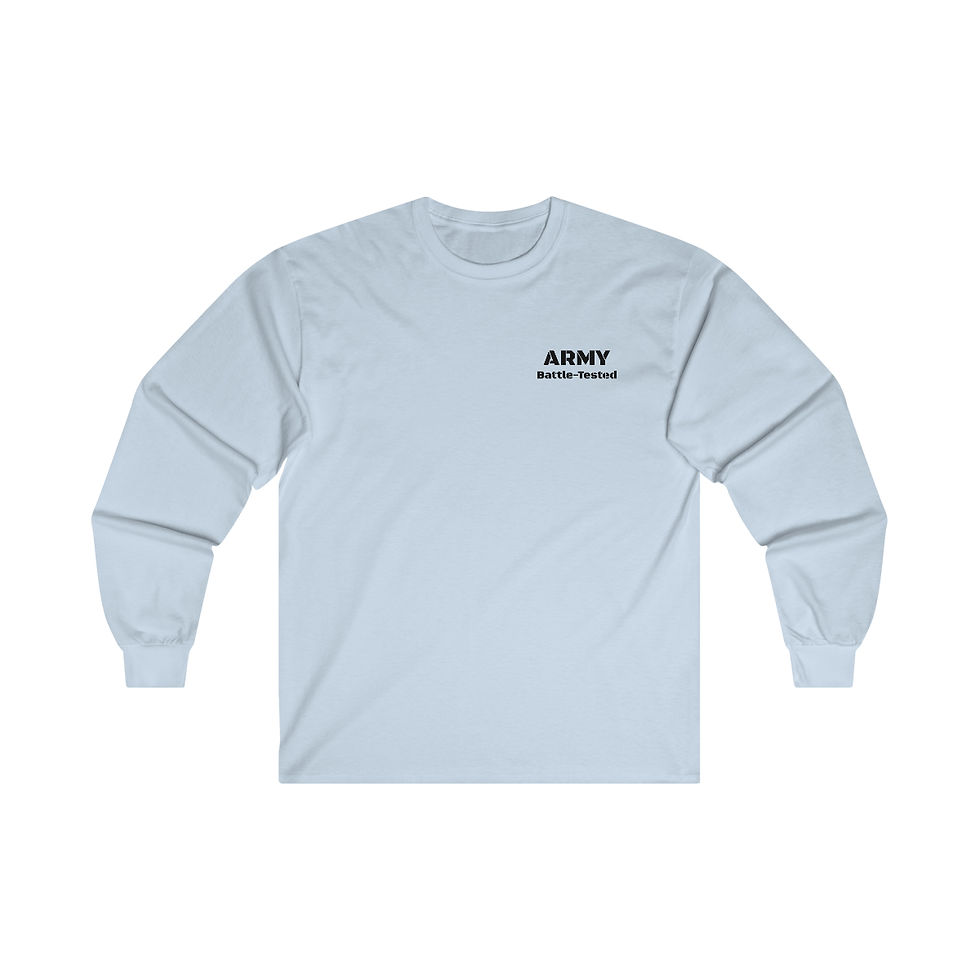 Thumbnail: Army Veteran: Battle-Tested - Ultra Cotton Long Sleeve Tee