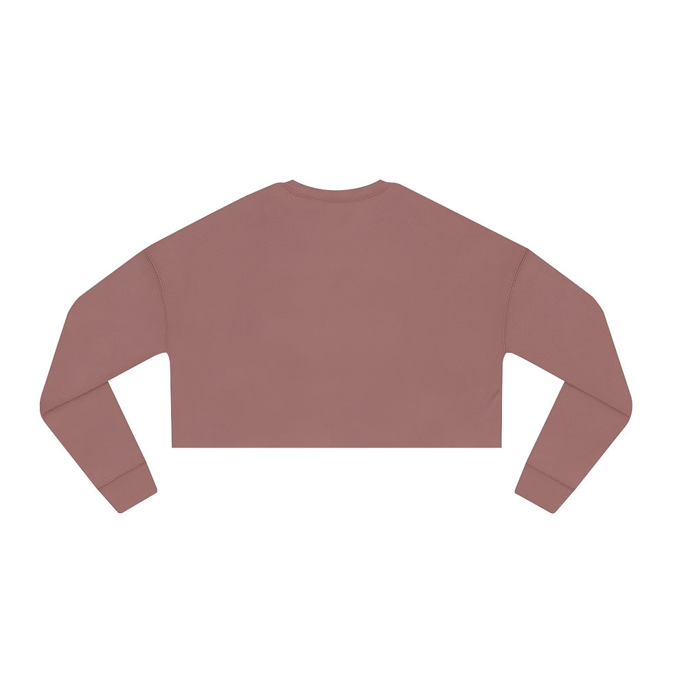 Thumbnail: Life is a Canvas - Women's Cropped Sweatshirt