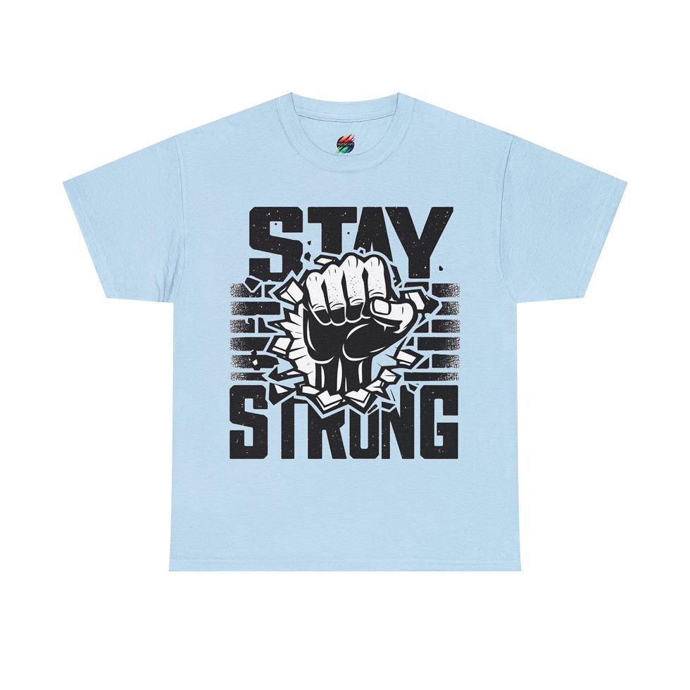 Thumbnail: Stay Strong - Unisex Heavy Cotton Graphic Tee