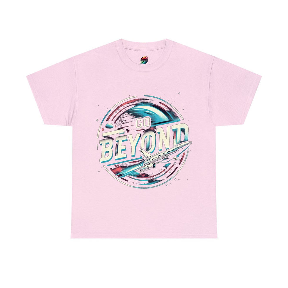 Thumbnail: Go Beyond - Unisex Heavy Cotton Graphic Tee
