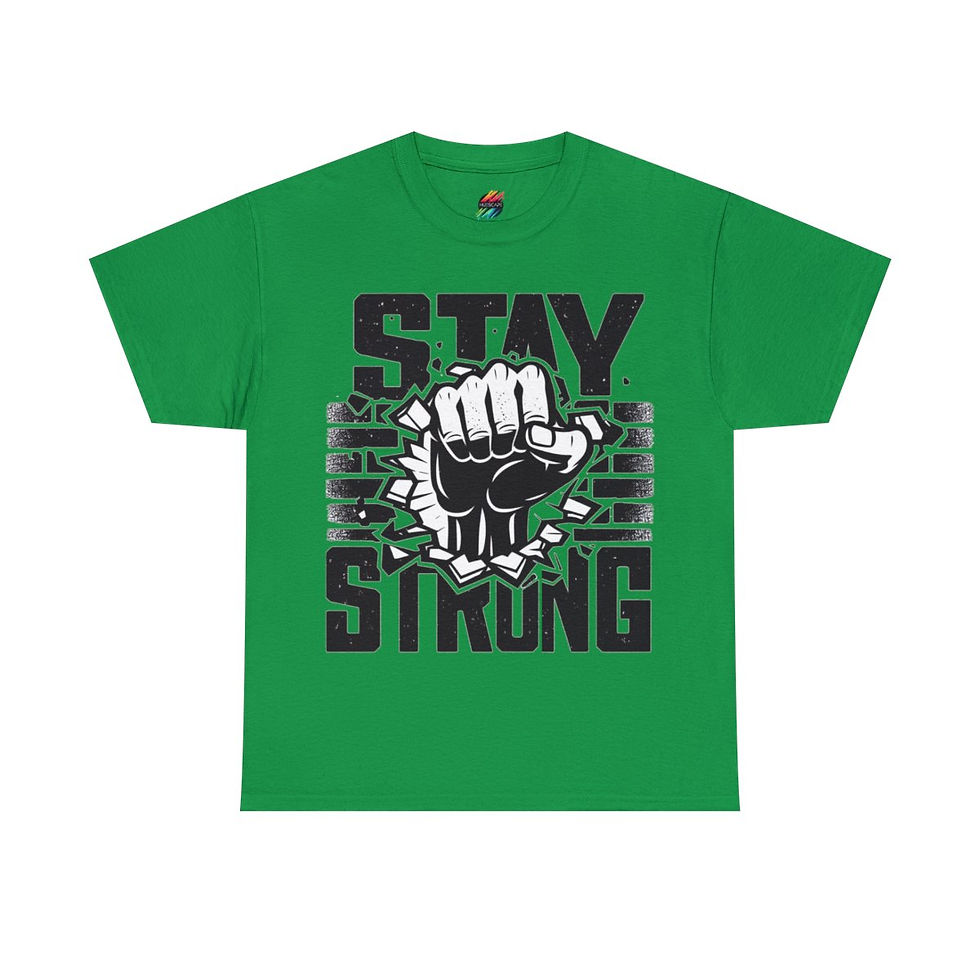 Thumbnail: Stay Strong - Unisex Heavy Cotton Graphic Tee
