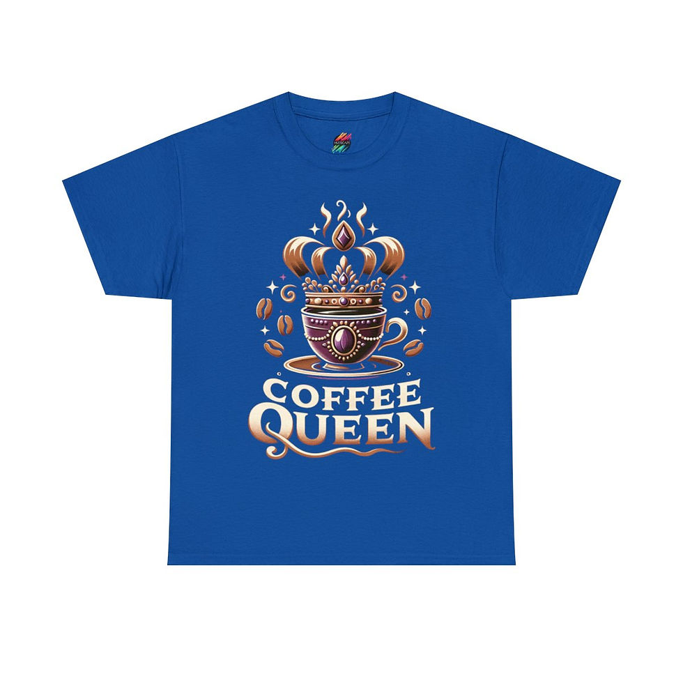 Thumbnail: Coffee Queen - Unisex Heavy Cotton Graphic Tee