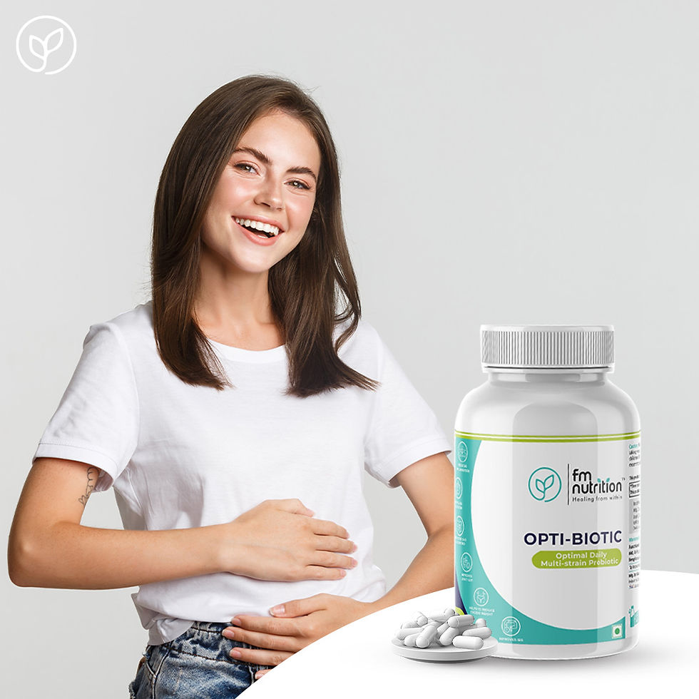 Thumbnail: FM Nutrition Opti-Biotic I Multi-strain Probiotics I 60 Vegan Capsules
