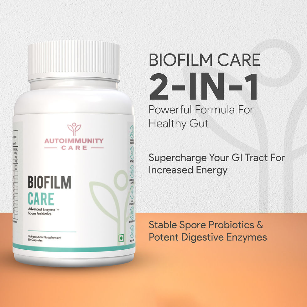 Thumbnail: Autoimmunity Care Biofilm+ Care | Advanced Enzyme, Spore Probiotics | 60 Veg Cap