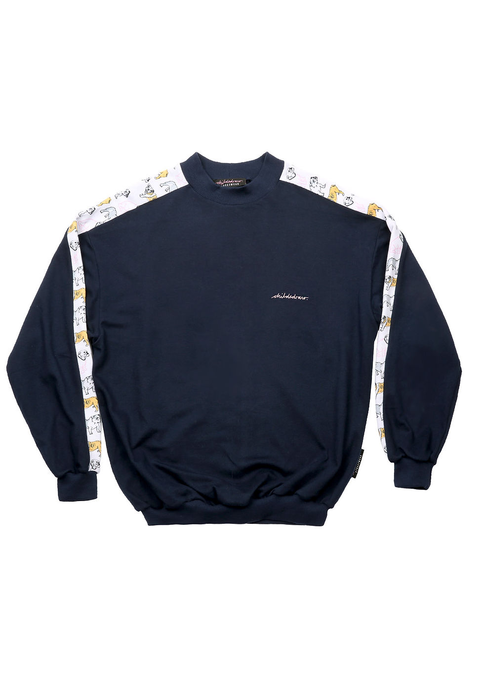 black, sweatshirt, jumper, british, bull dog, sportswear, leisurewear