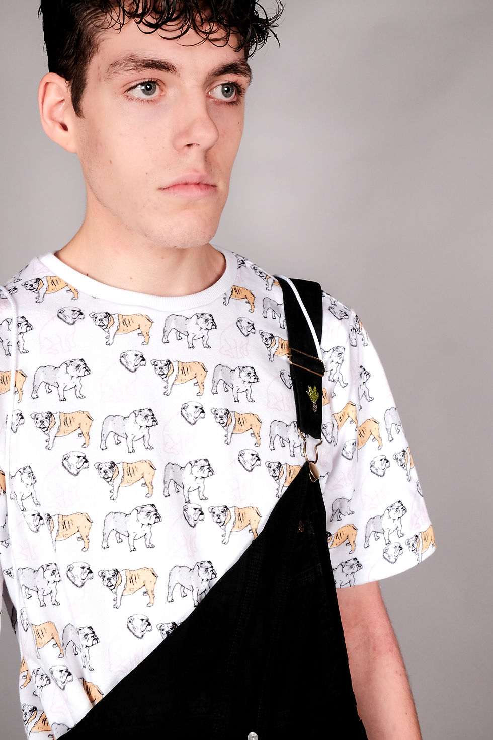 Thumbnail: ‘Dog’ Unisex Sweatshirt Loopback Tee - CHILDSDRAW - Made in South East