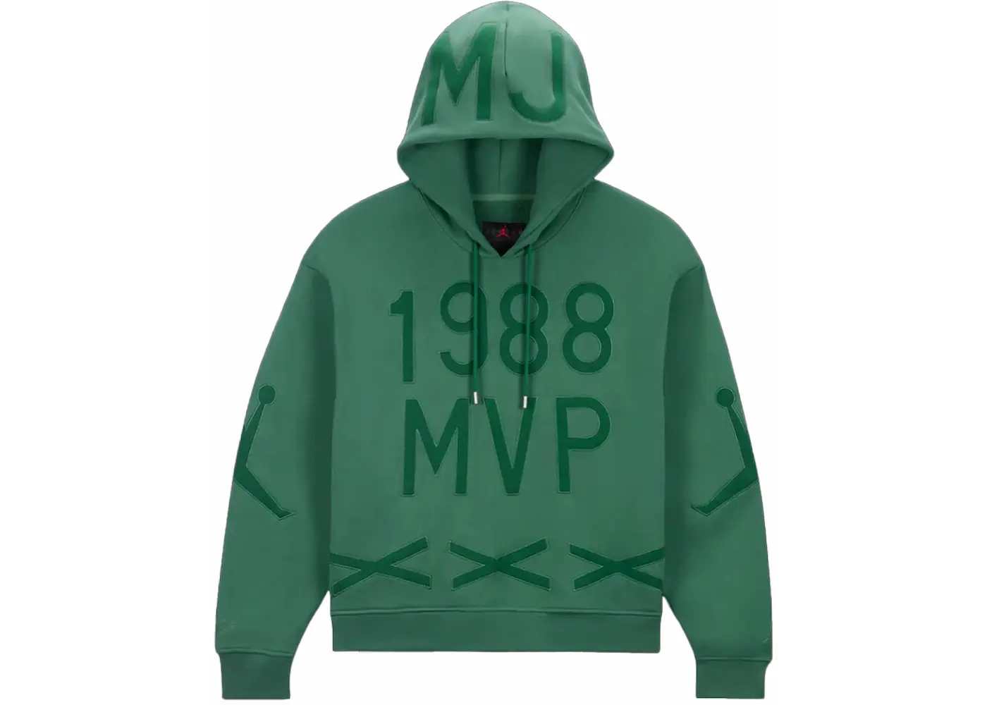 JORDAN X NINA CHANEL ABNEY FLEECE HOODIE  GREEN STONE 