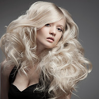 blonde hair