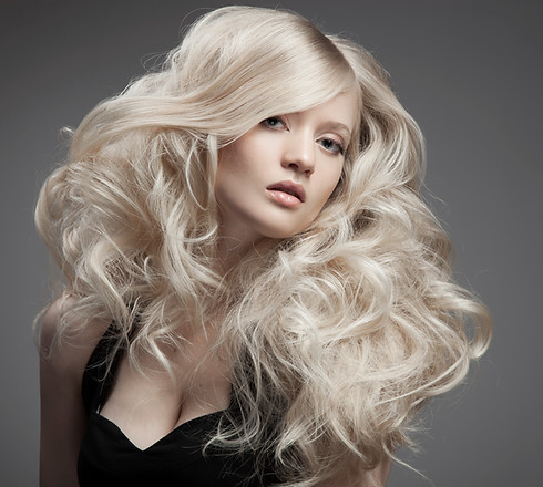 blonde hair