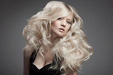 blonde hair