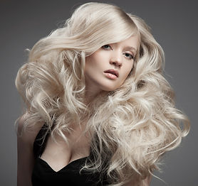 blonde hair