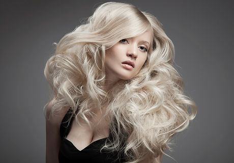 blonde hair