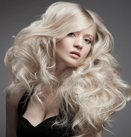blonde hair