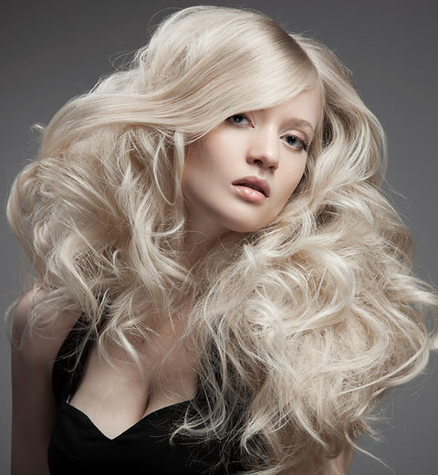 blonde hair