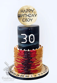 Dune Board Game Sandworm cake