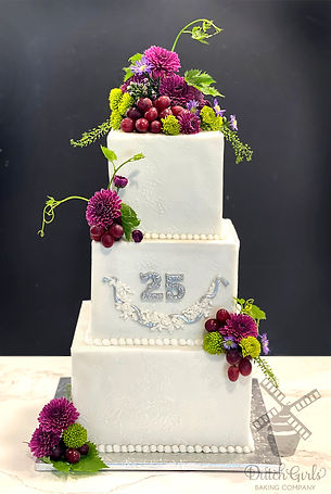25th anniversary with grapes