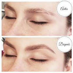 alisado de cejas