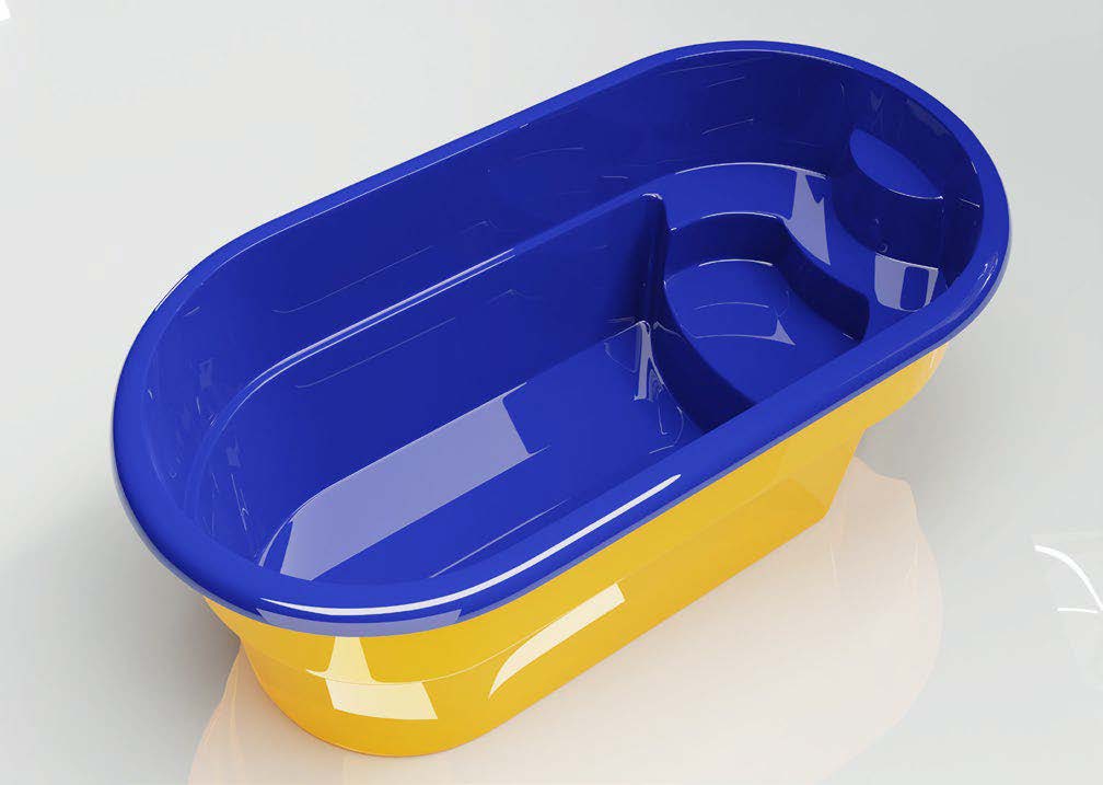 Fiberglass pool model 12