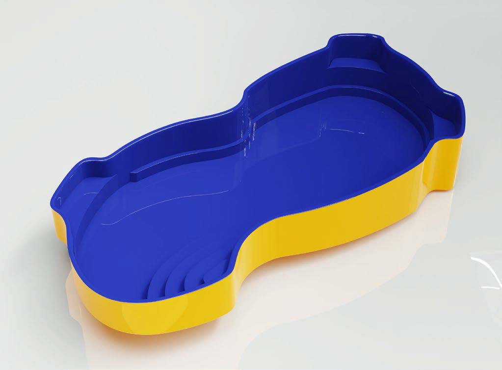 Fiberglass pool model 6