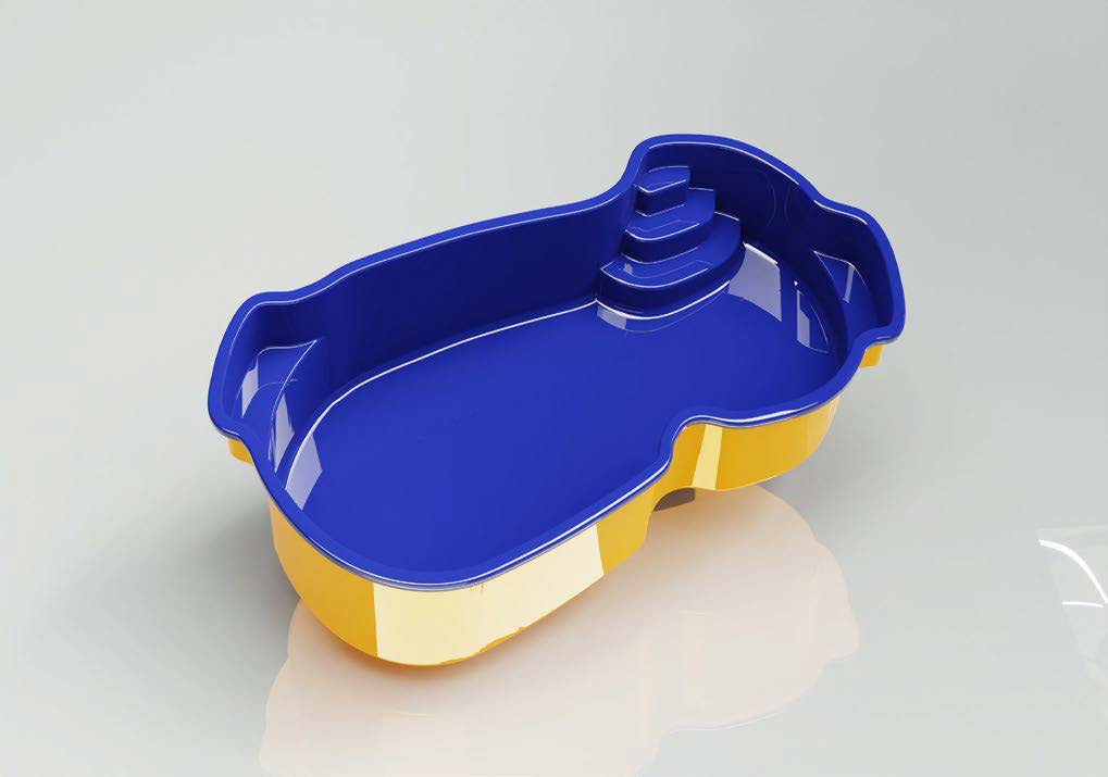 Fiberglass pool model 10