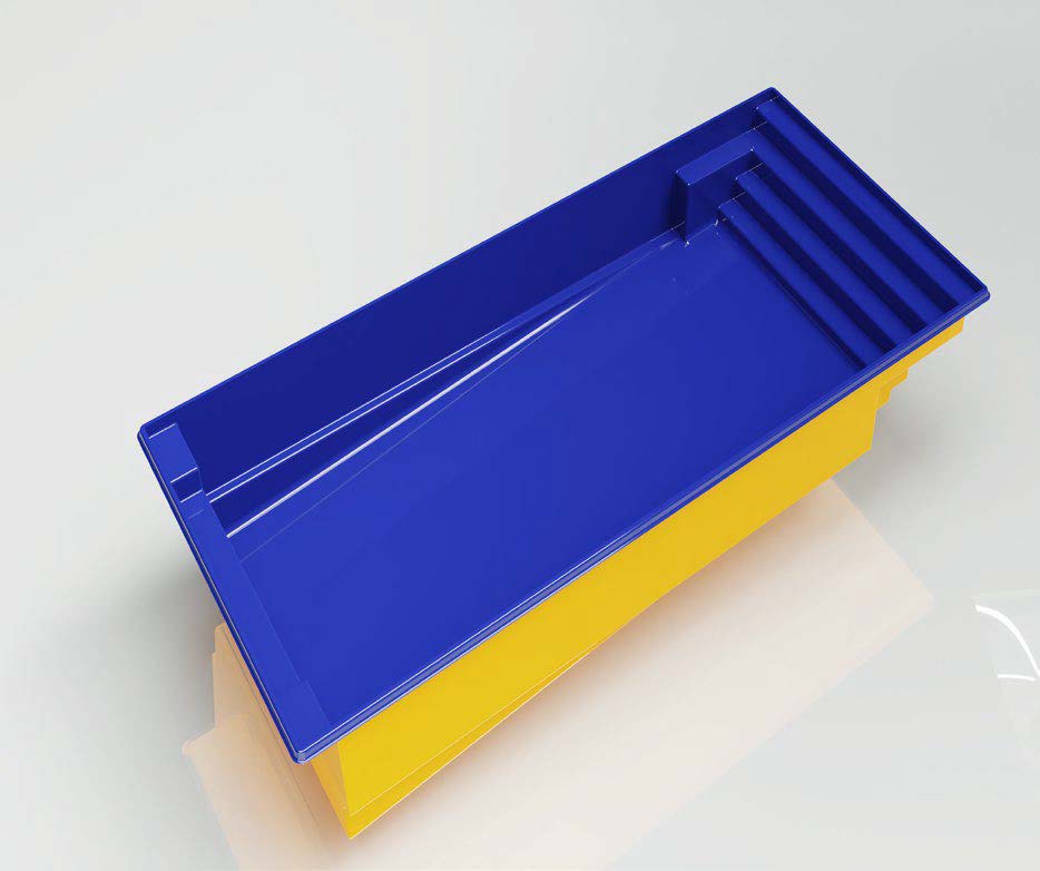 Fiberglass pool model 16