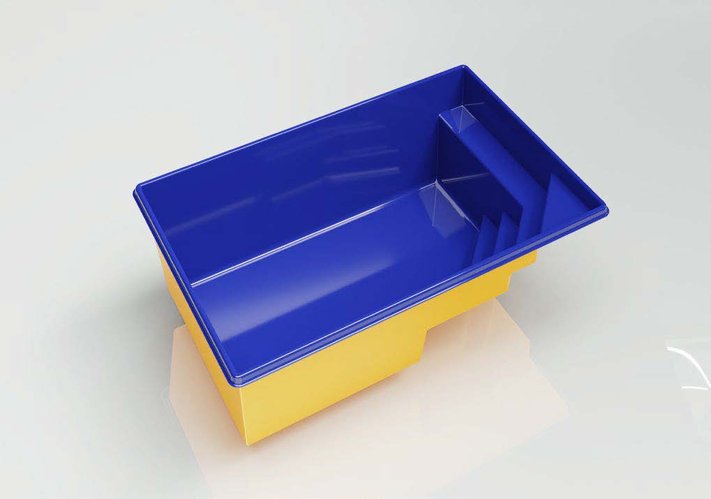 Fiberglass pool model 25