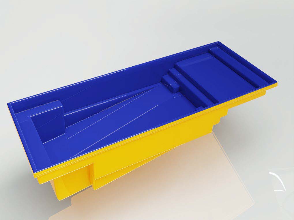 Fiberglass pool model 14