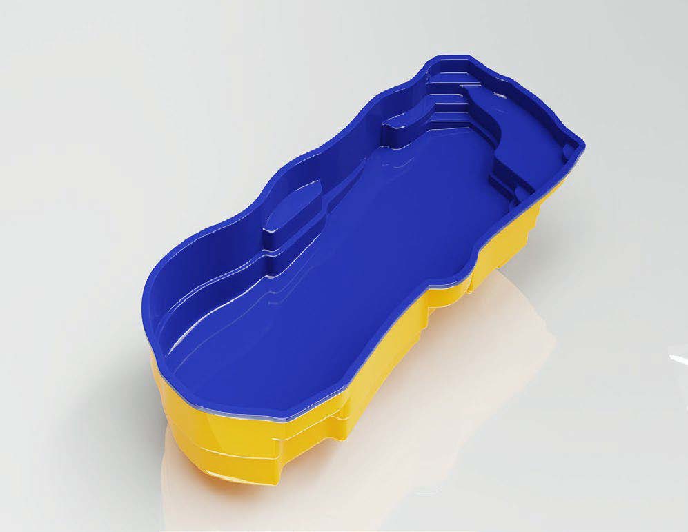 Fiberglass pool model 2