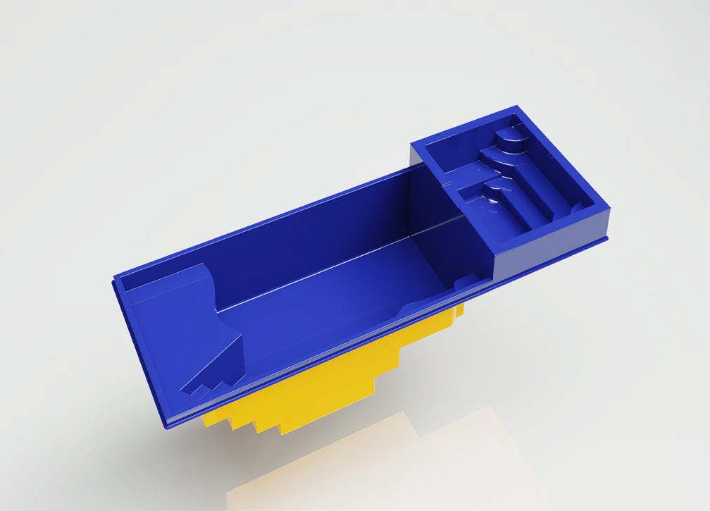 Fiberglass pool model 23