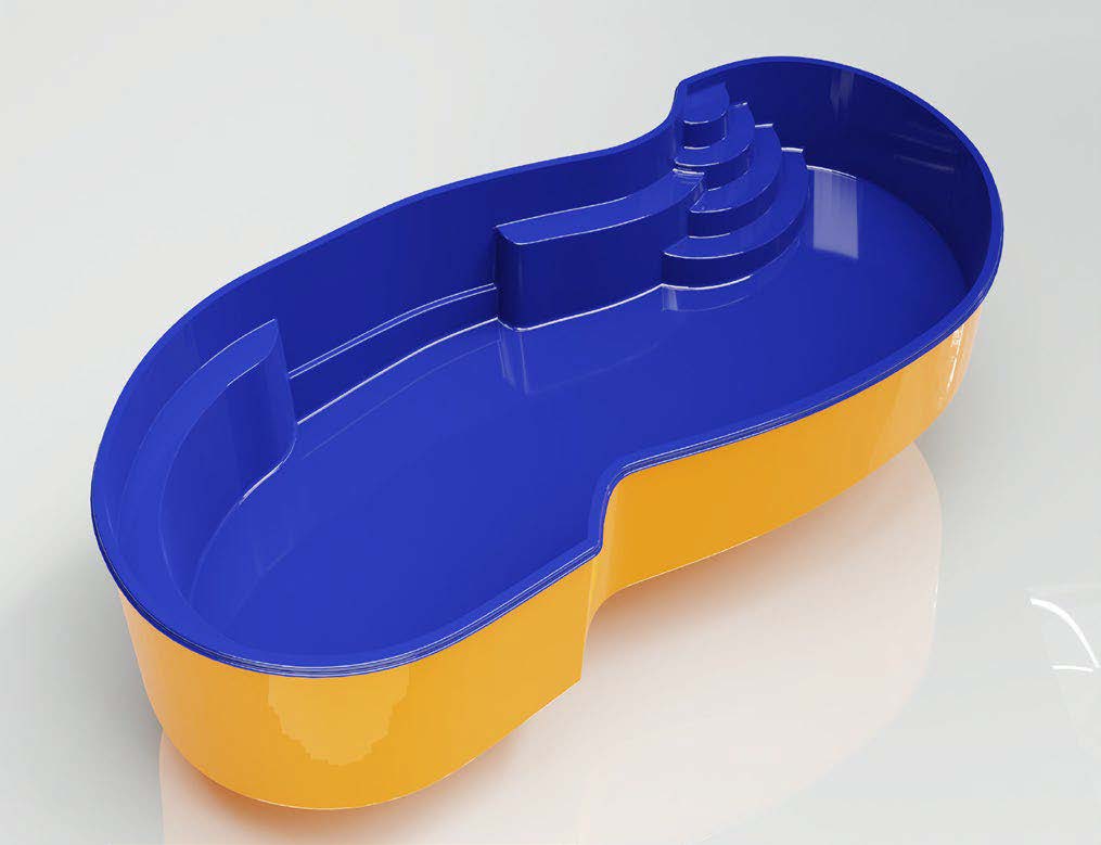 Fiberglass pool model 4