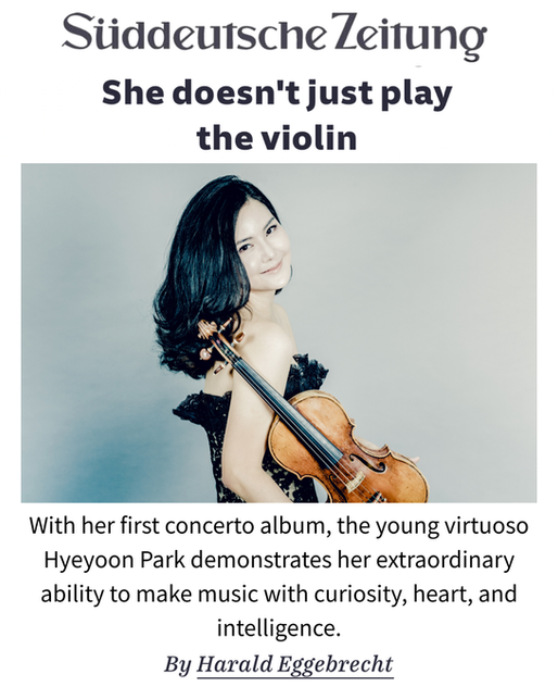 Hyeyoon's Portrait in Süddeutsche Zeitung