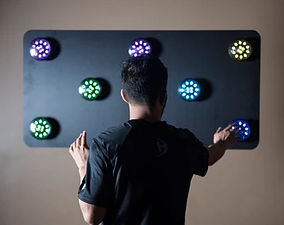 Image of FitLight trainer in use by adult man