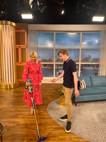 Holly Willoughby with Matthew