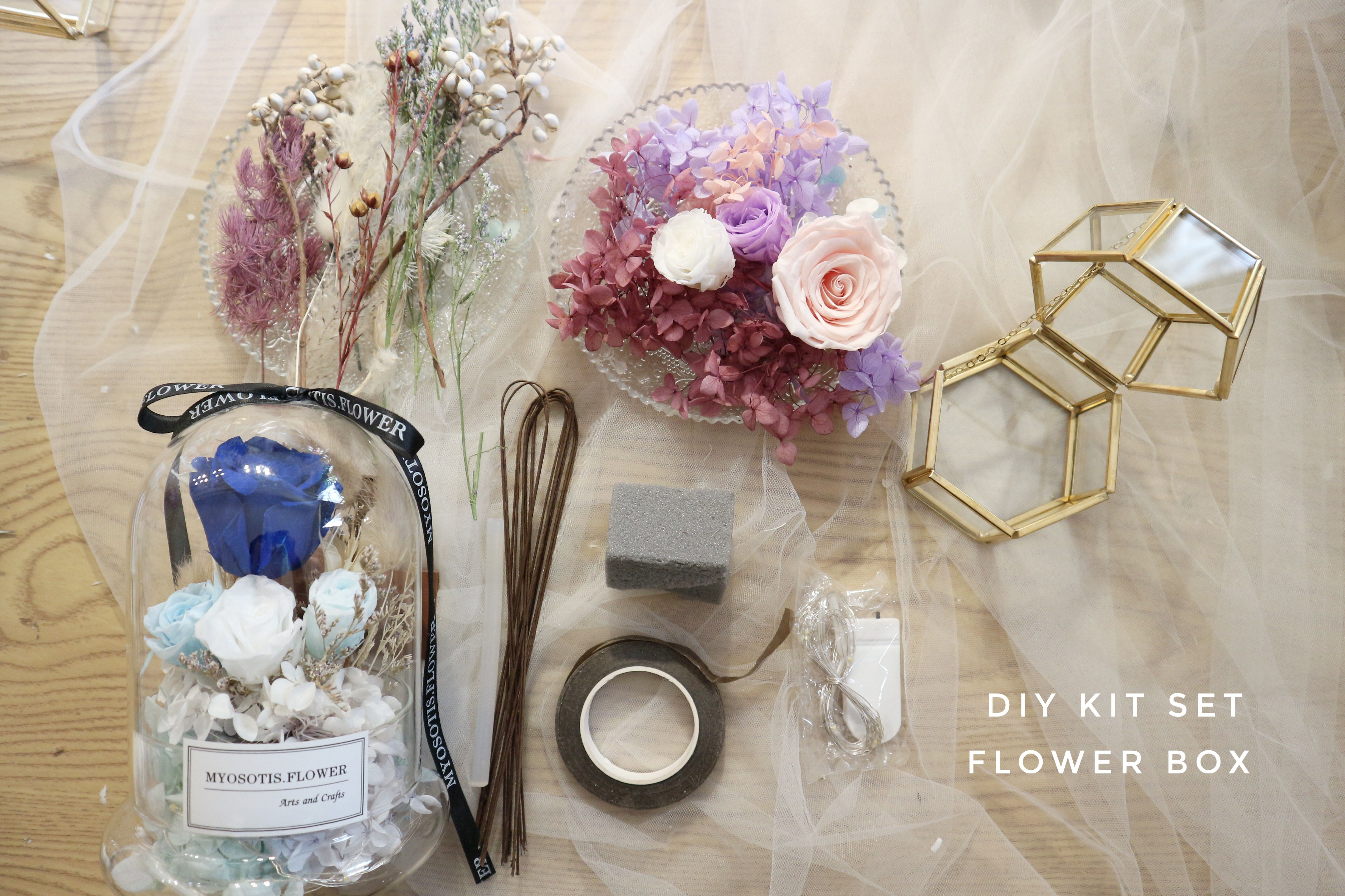 DIY package- Flower Box (with tutorial video)