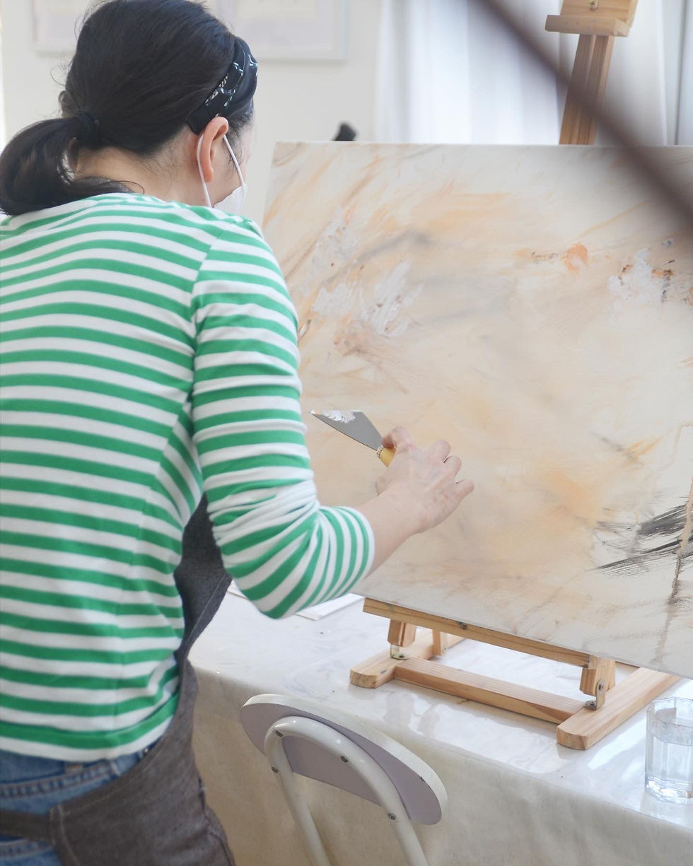 Thumbnail: | 抽像金箔油畫工作坊/ 材料包 | Abstract Gold Foil Painting Workshop /Material Kit